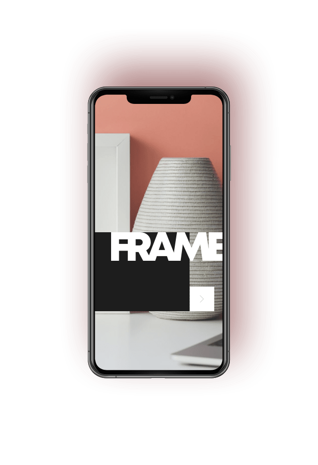 Mobile phone frame with design patterns